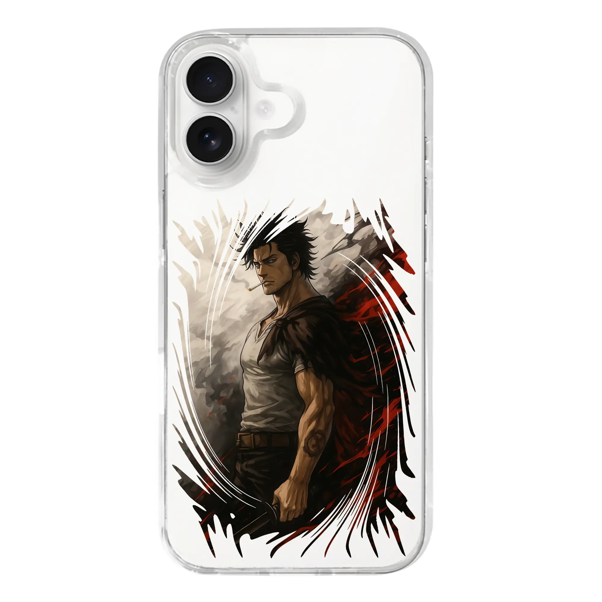 ブラッククローバー グッズ ヤミ・スケヒロ - iPhone 17シリーズ 透明スマホケース – 薄型・耐衝撃・精密フィット保護カバー